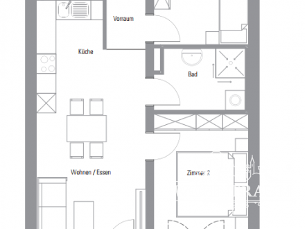 Traumhafte Neubau-Wohnung mit Terrasse